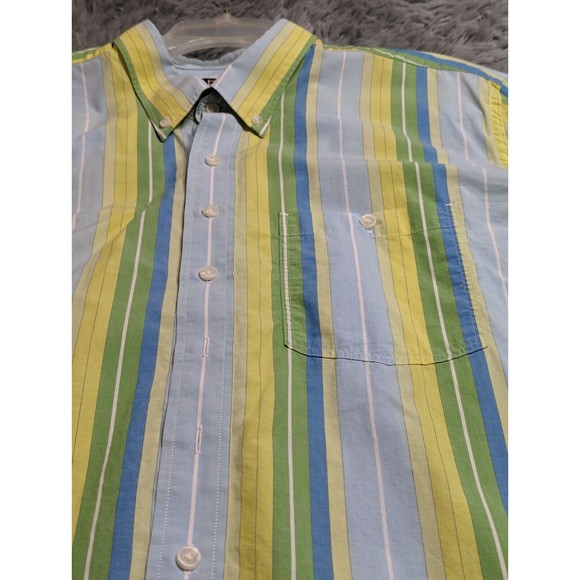 Cutter & Buck Button Down Shirt Mens Size XLT XLarge Tall Colorful Cotton Silk - Picture 8 of 9